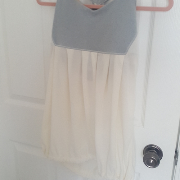 Lululeemon Racerback Drawstring white and grey - Picture 3 of 5